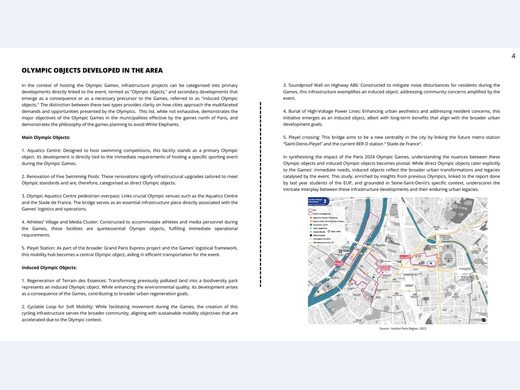 EUP page describing main Olympic objects and induced Olympic objects